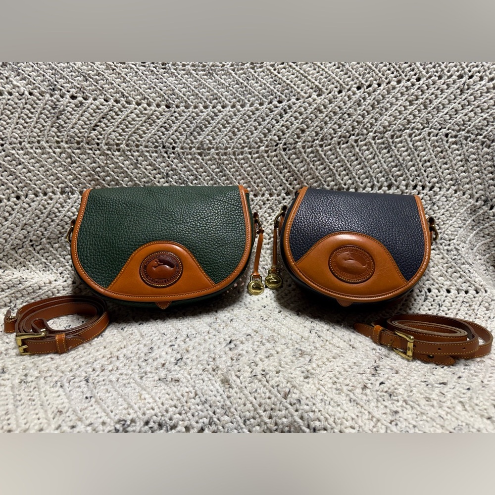 Vintage Dooney and Bourke Saddle Flap Bags
